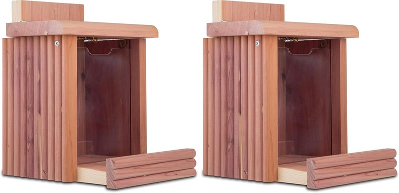 Pennington Cedar Squirrel Snacker Feeder, 2.75 LB Capacity (Pack of 2) - Image 1